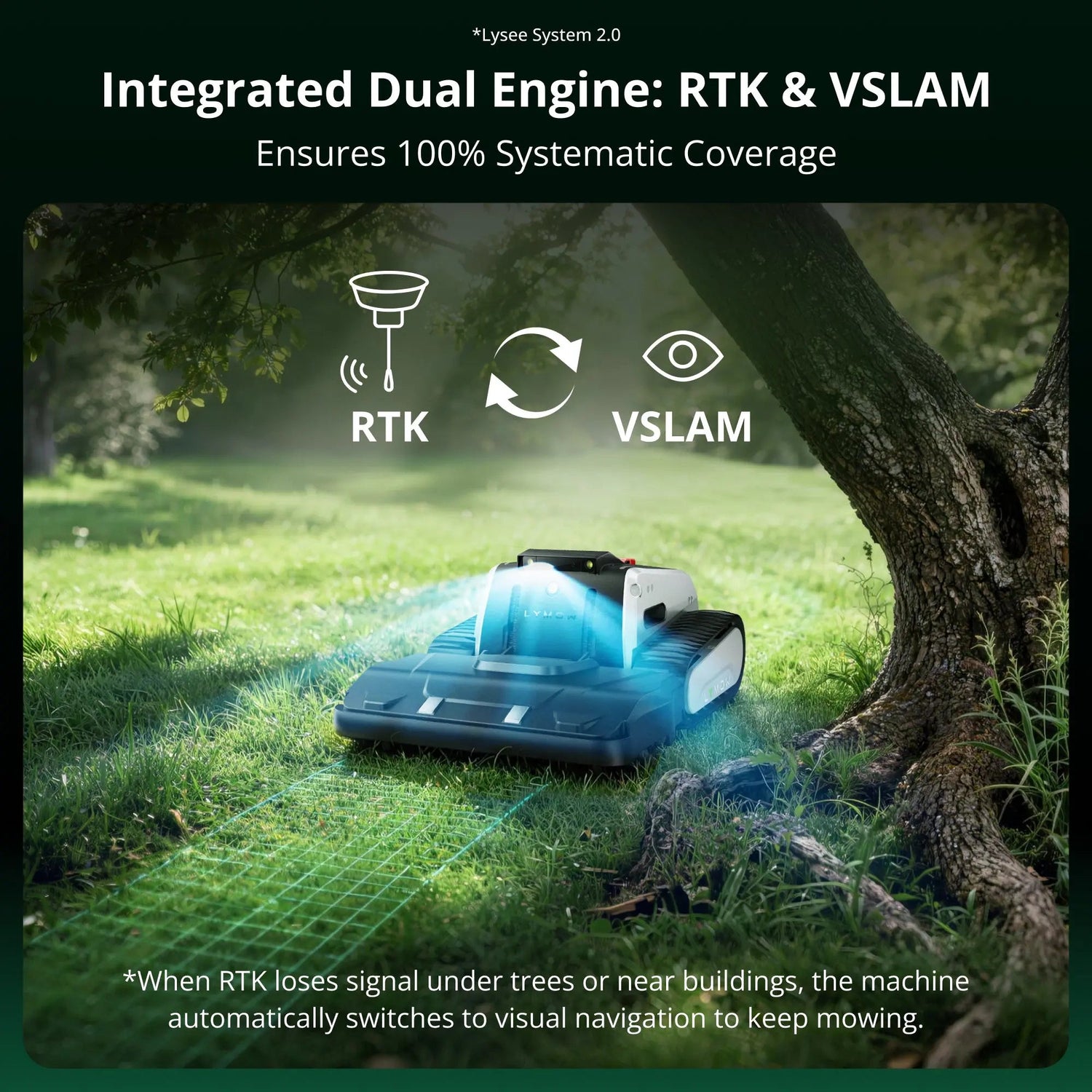 RTK and VSLAM dual navigation engine
